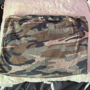 camoflauge tube top!